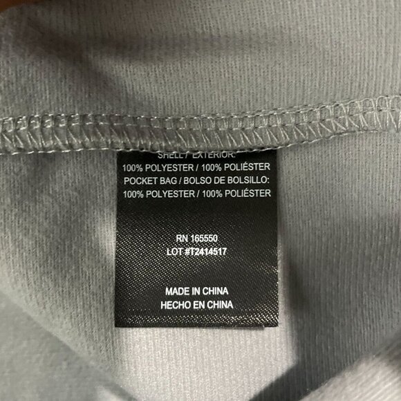 NWOT 32 Degrees Heat Men's XL Light Gray Full-Zip Jacket Polyester Soft shell - Picture 5 of 7